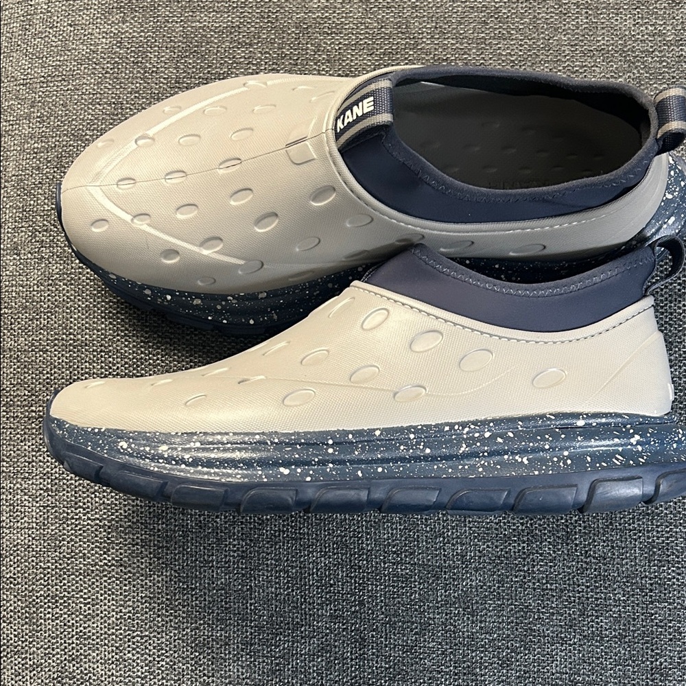 Kane Gray and Blue active recovery Slip-On Shoes - Picture 2 of 4